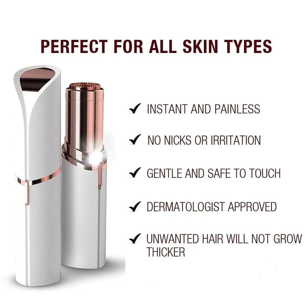 Rechargable Facial and Body Hair remover