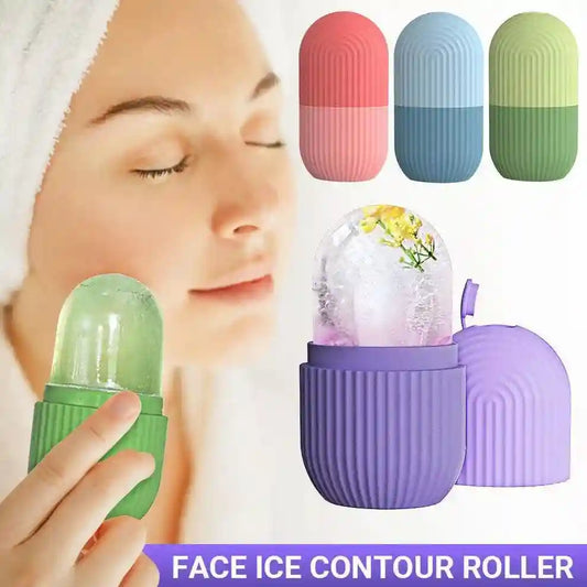 Hydrating Ice Roller - Silicone Facial Massager for All Skin Types